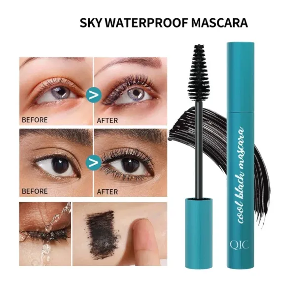 Rimel QIC pentru Alungire si Curbare, Waterproof Black Mascara, 8g [5]