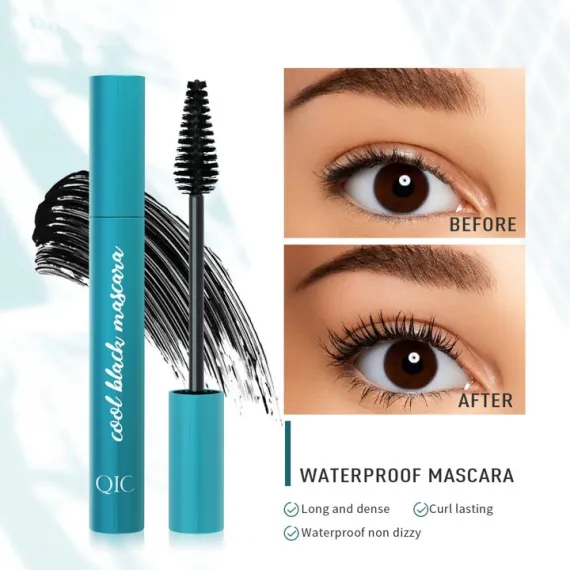 Rimel QIC pentru Alungire si Curbare, Waterproof Black Mascara, 8g [3]