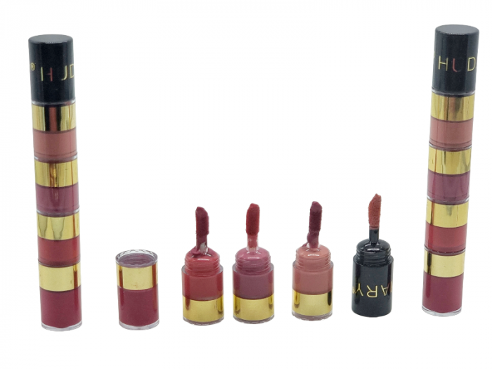 Ruj Lichid Mat cu 4 nuante, 24h Long Lasting, 4 in 1 [5]