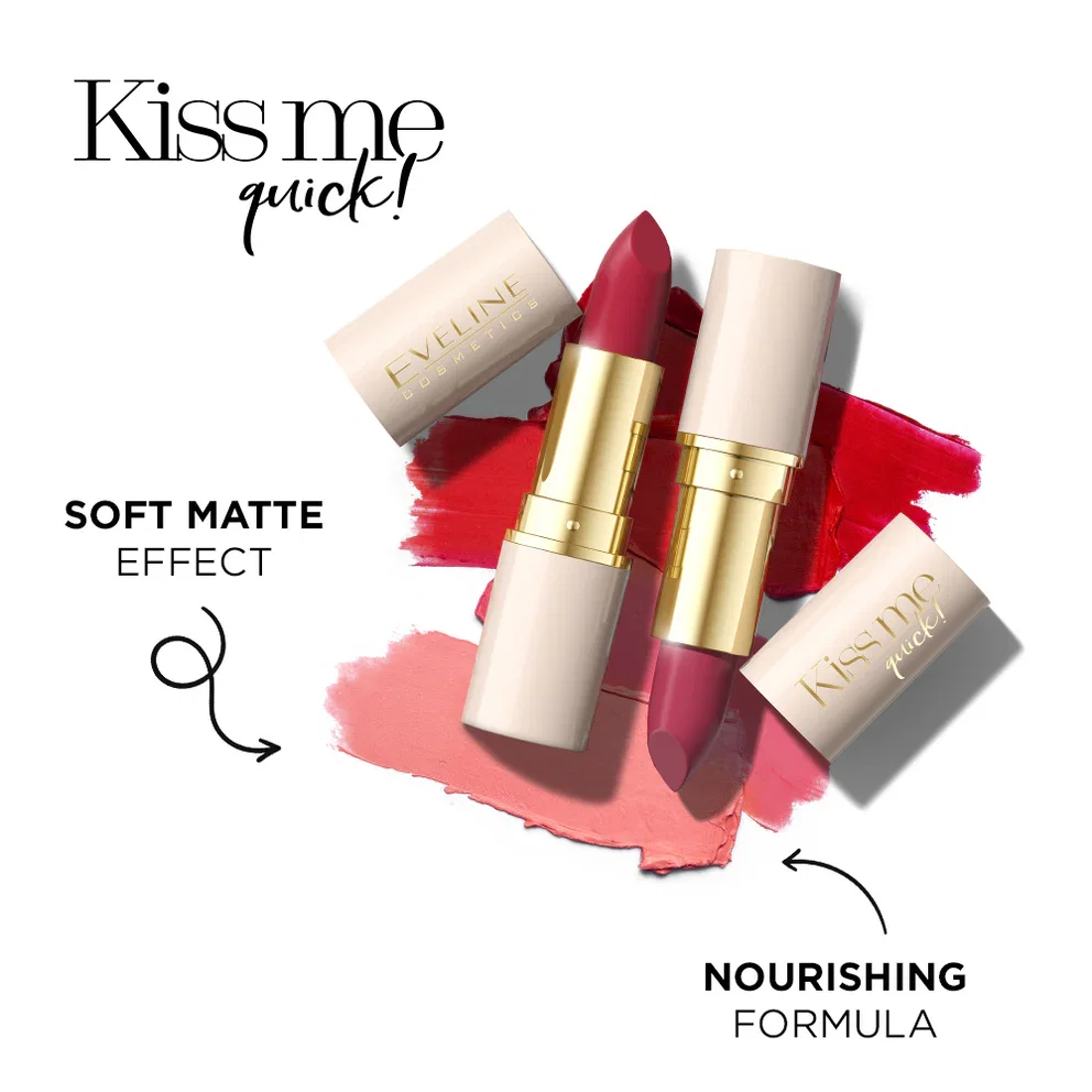 Ruj mat, Kiss Me Quick, Nuanta 10, Eveline, 4.2 g [4]