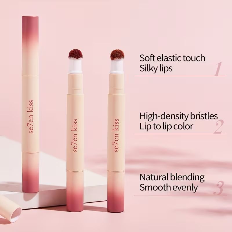 Ruj mat si rezistent, textura confortabila, Lip Powder Cream, Se7en Kiss [5]