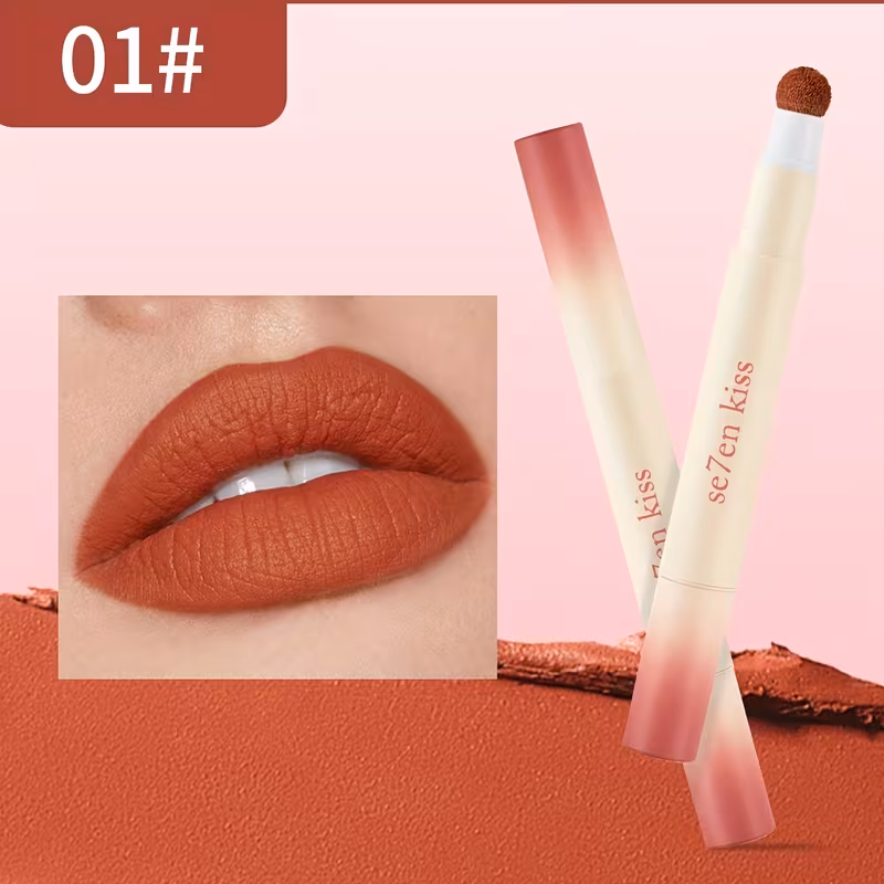 Ruj mat si rezistent, textura confortabila, Lip Powder Cream, Se7en Kiss [2]