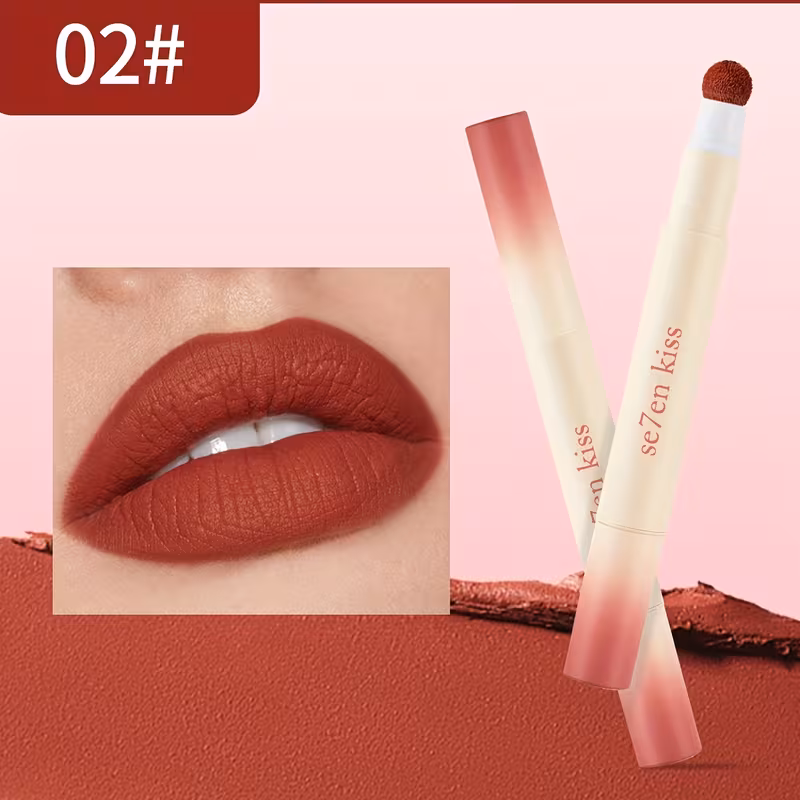 Ruj mat si rezistent, textura confortabila, Lip Powder Cream, Se7en Kiss [2]