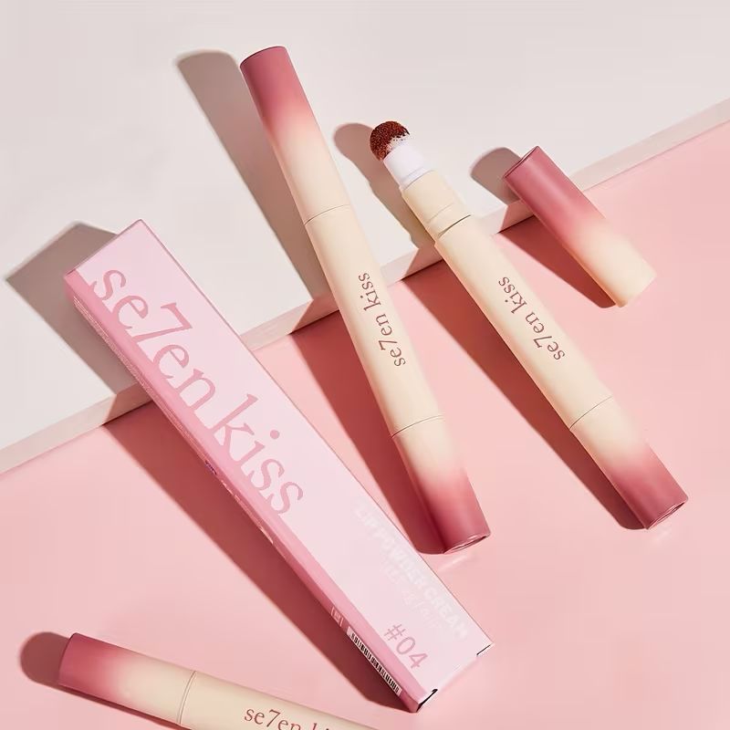 Ruj mat si rezistent, textura confortabila, Lip Powder Cream, Se7en Kiss [7]