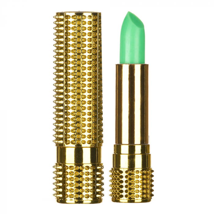 Ruj verde care isi schimba culoarea,  rezistent la transfer [2]