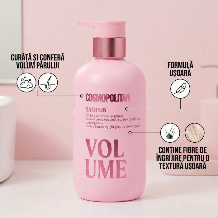 Sampon pentru Volum si Elasticitate, Cosmopolitan, 400 ml [2]