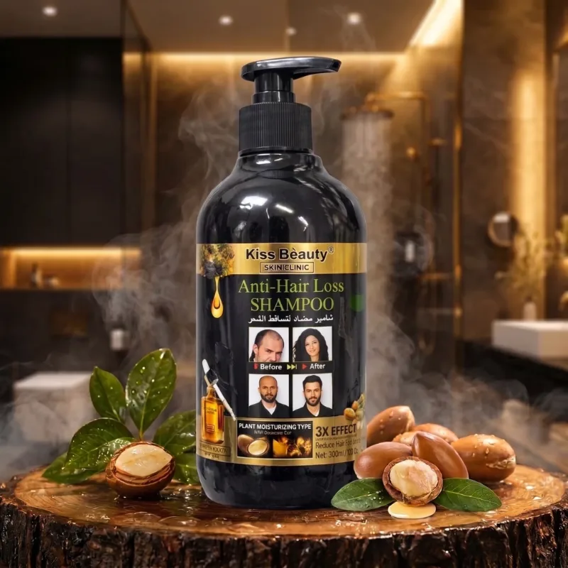 Șampon Anti-Hair Loss cu Ginseng Kiss Beauty 300ml – triplu efect împotriva căderii și pentru regenerarea părului [6]