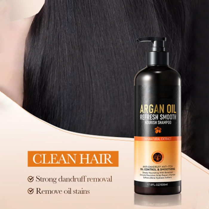 Sampon cu Ulei de Argan, Anti-Mătreață si Regenerare, 98% Natural Extract, Sadoer, 500ml [3]