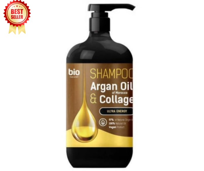 Sampon cu ulei de argan si colagen, pentru regenerare, 946 ml, BioNaturell [1]