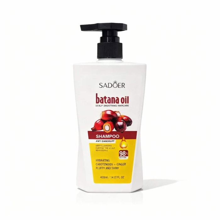 Șampon cu Ulei de Batană, Regenerare intensa și Anti-Mătreață, Sadoer, 400ml [5]