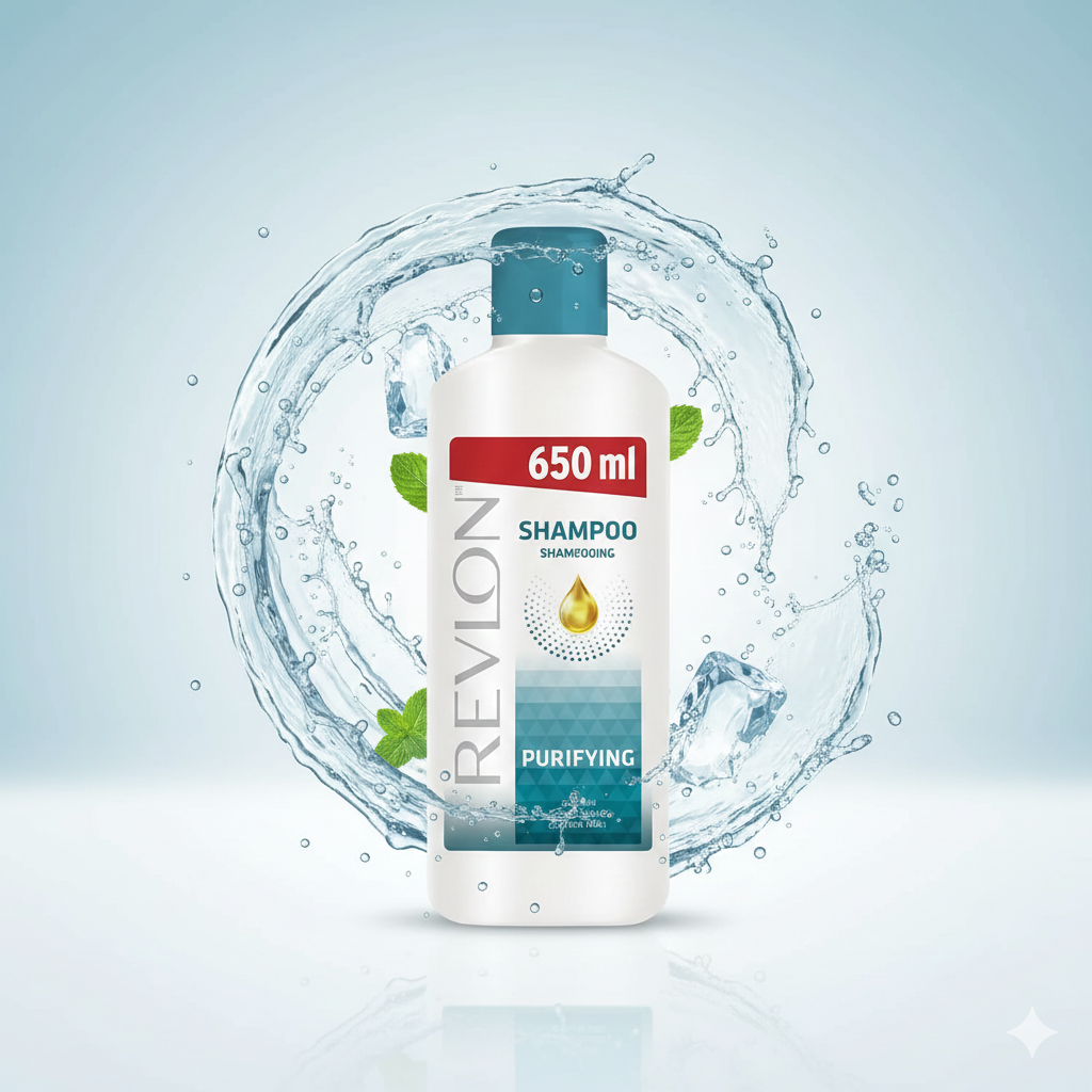 Șampon pentru Păr Gras, Purifying, Revlon, 650ml [2]