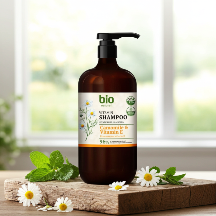 Sampon pentru regenerarea parului, cu Musetel si Vitamina E, Bio Naturell, 946ml [2]