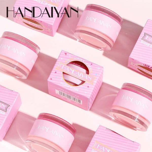 Scrub si Masca pentru buze, 2in1 Scrub and  Lip Repair, Raspberry, Handaiyan, 10g [4]