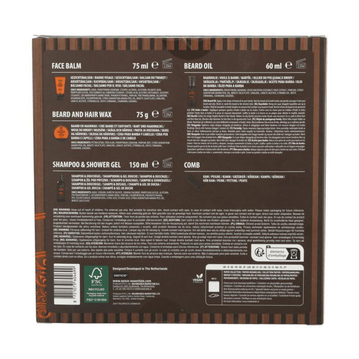 Set Cadou pentru Barbati pentru ingrijire par si barba, Sence, House of barber [2]