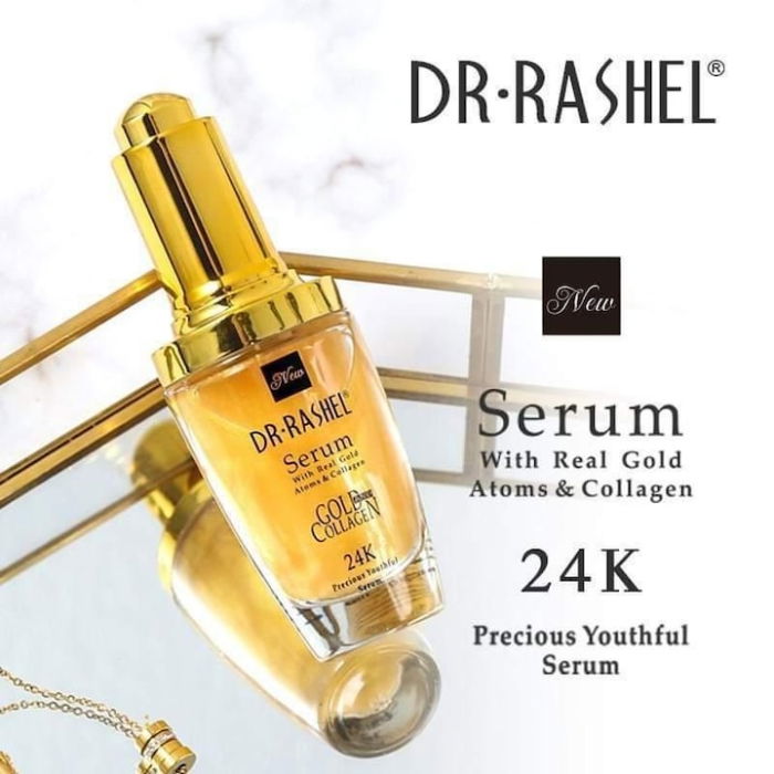 Ser Antirid cu Aur 24K si Colagen, Real Gold Atoms, Dr. Rashel, 40ml [5]