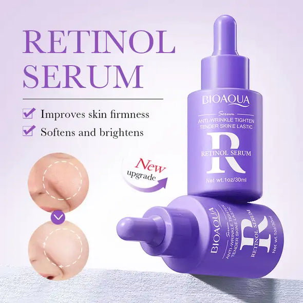 Ser Antirid cu Retinol 8.5% și Acid Hialuronic 5%, Fermitate & Uniformizare Ten, BIOAQUA, 30ml [5]