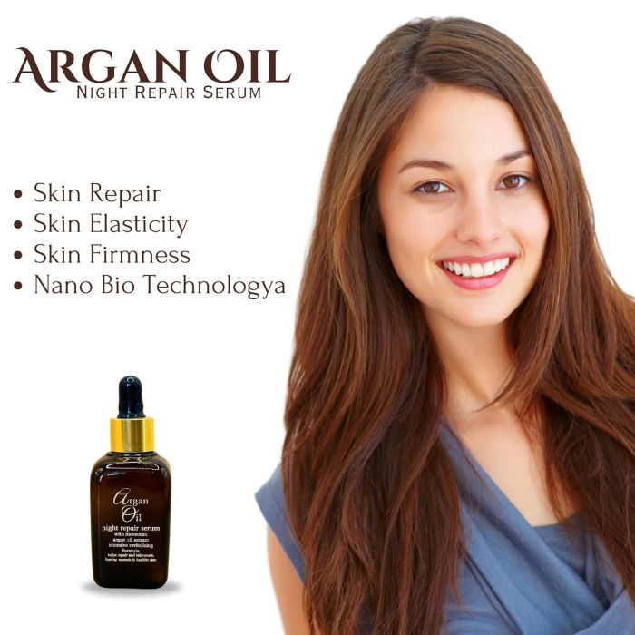 Ser antirid cu Ulei de Argan, Night Repair Serum, XPEL, 30ML [5]