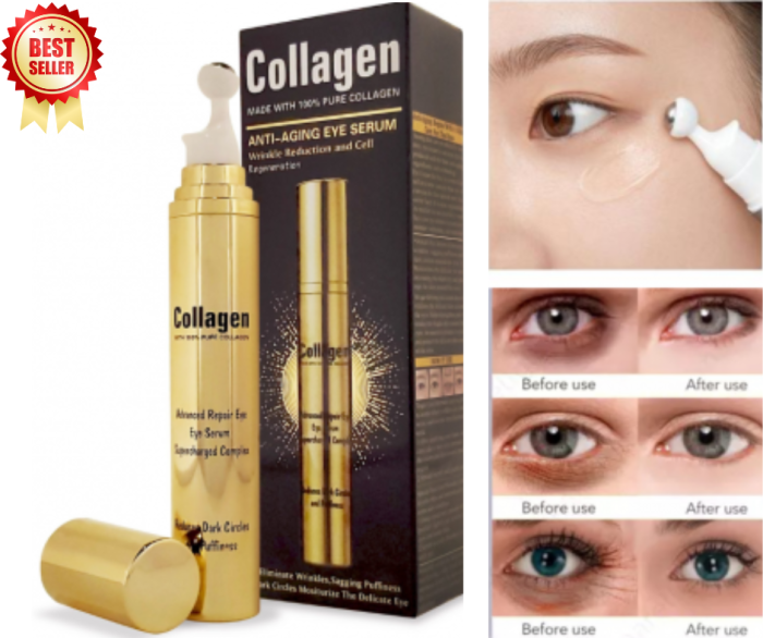 Ser Antirid pentru Ochi, cu Extract de Aur, Colagen Pur si Acid Hialuronic, 20g [1]