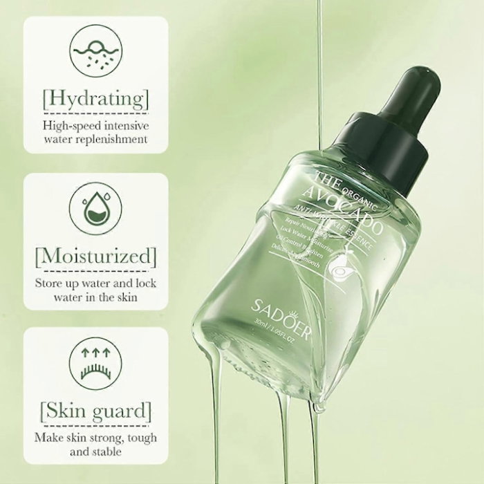 Ser Antirid și Hidratant cu Extract de Avocado, Sadoer, 50ml [3]