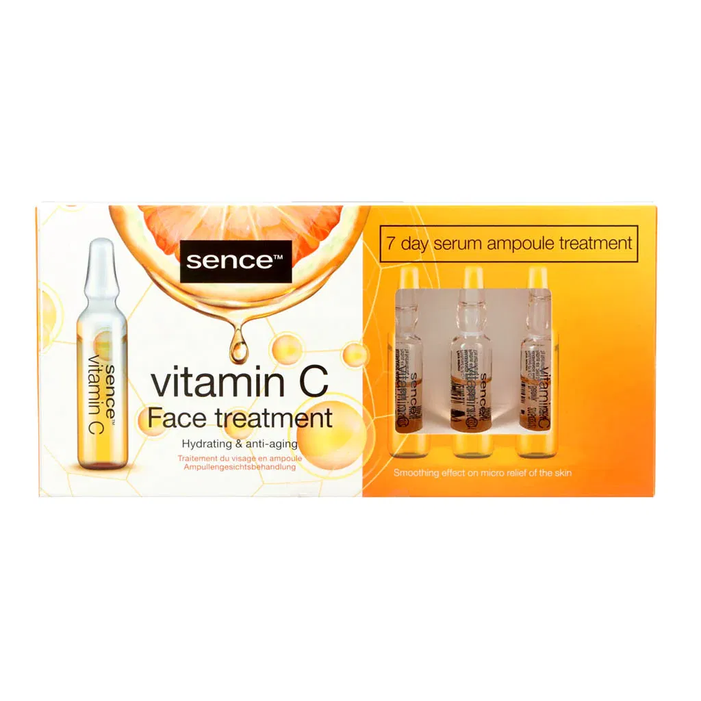 Ser antirid si hidratant cu Vitamina C, tratament cu 7 fiole, Sence [1]