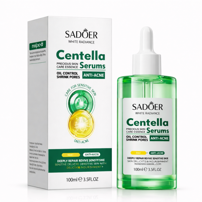 Ser Anti-Acnee cu Centella, pentru Pete Pigmentare si Antirid, Sadoer, 100ml [2]