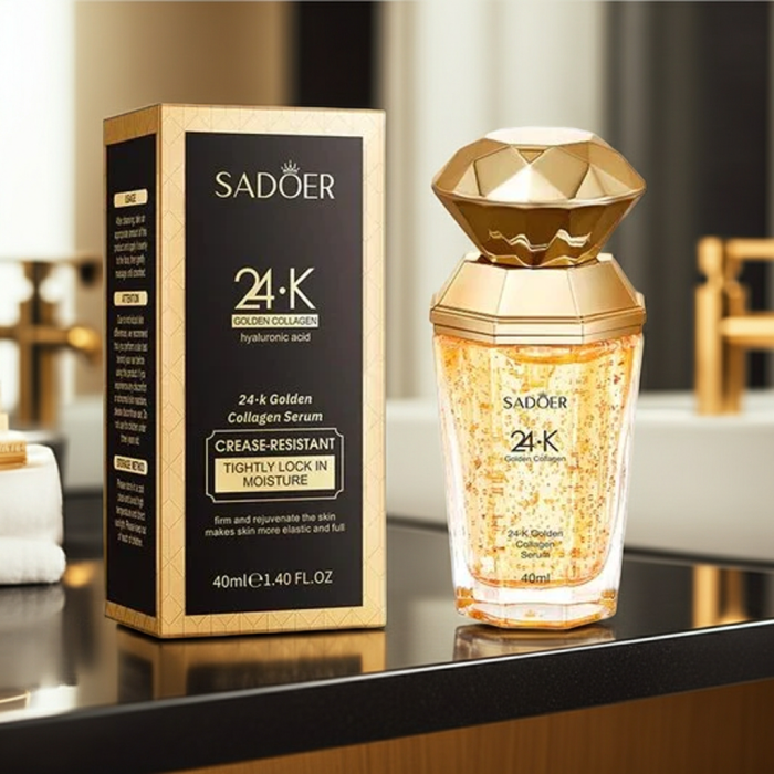 Ser Antirid cu Particule Aur 24K, Colagen si Acid Hialuronic, Sadoer, 40ml [4]