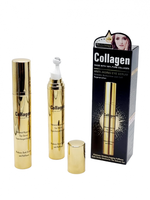 Ser Antirid pentru Ochi, cu Extract de Aur, Colagen Pur si Acid Hialuronic, 20g [3]