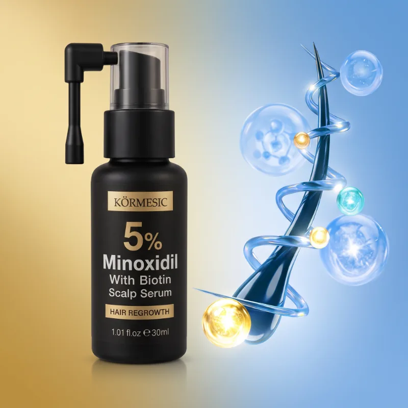 Ser cu Minoxidil si Biotin pentru Cresterea Parului si Curatare Intensa Sadoer 30ml [3]