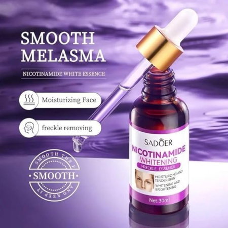 Ser Facial cu Nicotinamide pentru Pete Pigmentare si Post-Acneice, Sadoer, 30ml [4]