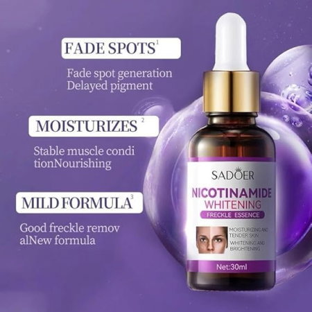 Ser Facial cu Nicotinamide pentru Pete Pigmentare si Post-Acneice, Sadoer, 30ml [3]
