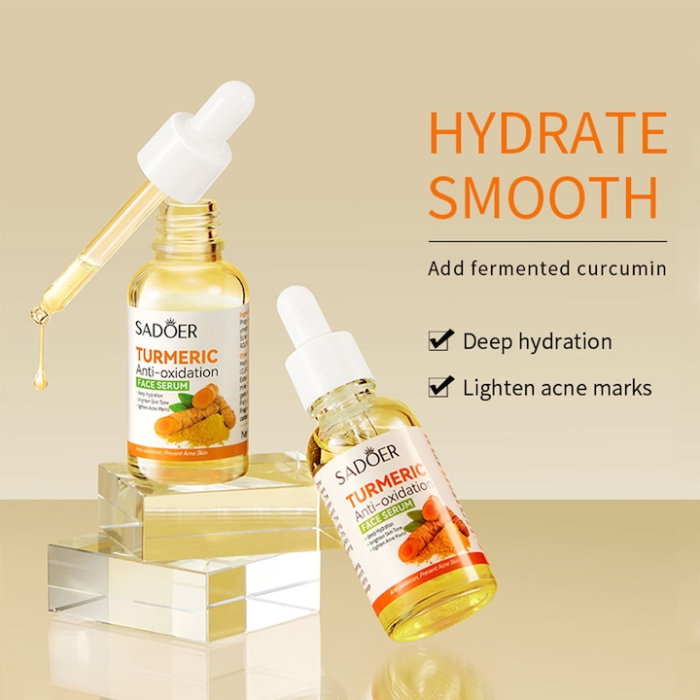 Ser Facial cu Turmeric pentru Pete Pigmentare si Post-Acneice, Sadoer, 30ml [3]