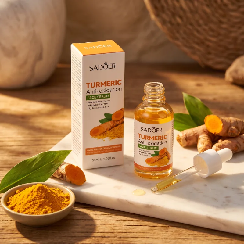 Ser Facial cu Turmeric pentru Pete Pigmentare si Post-Acneice Sadoer 30ml [3]
