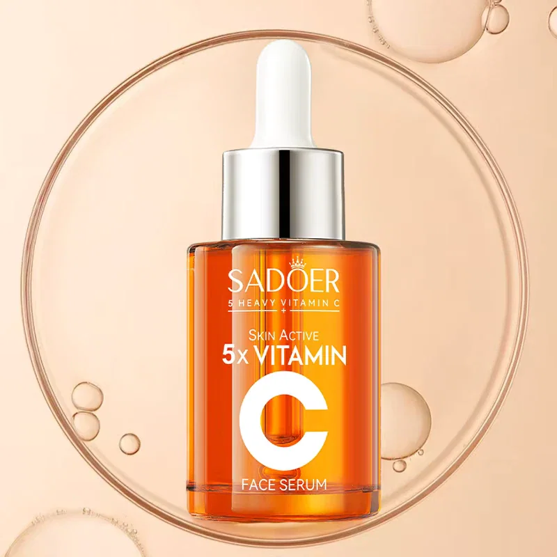 Ser Iluminator și Hidrantant, cu 5x Vitamina C și Niacinamide, Sadoer, 30ml [7]
