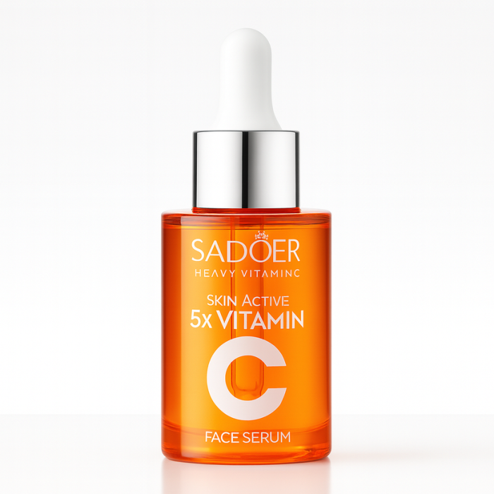 Ser Iluminator și Hidrantant, cu 5x Vitamina C și Niacinamide, Sadoer, 30ml [2]