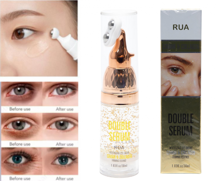 Ser antirid pentru zona ochilor, Caviar si Collagen, cu Roller pentru masaj, 30ml [1]