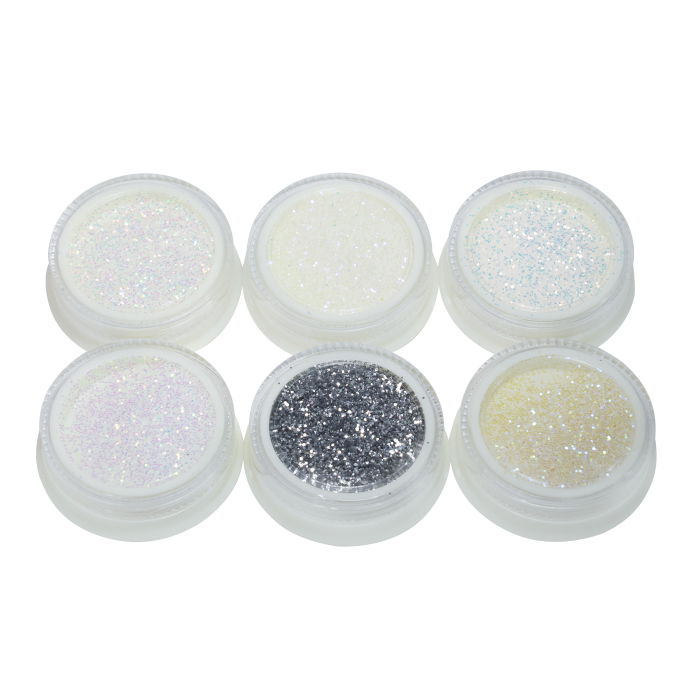 Set 6 bucati sclipici pentru unghii [1]