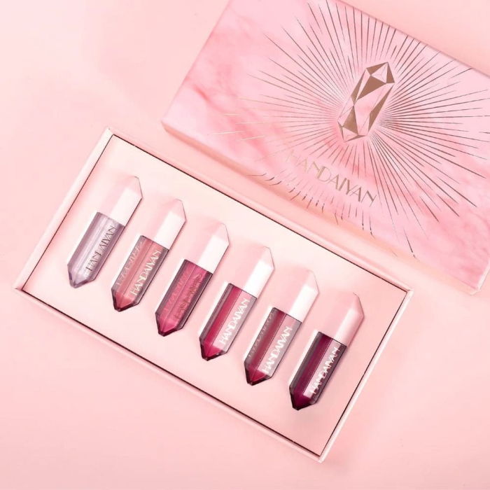 Set 6 Rujuri Rezistente, Matte si Lip Gloss, Handaiyan [5]