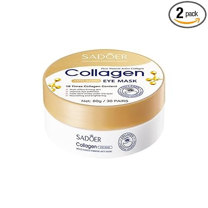 Set 60 Plasturi Antirid pentru Ochi cu 10 x Collagen, Anti-Cearcăne si Iluminare, SADOER [7]