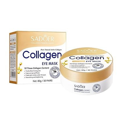 Set 60 Plasturi Antirid pentru Ochi cu 10 x Collagen, Anti-Cearcăne si Iluminare, SADOER [2]