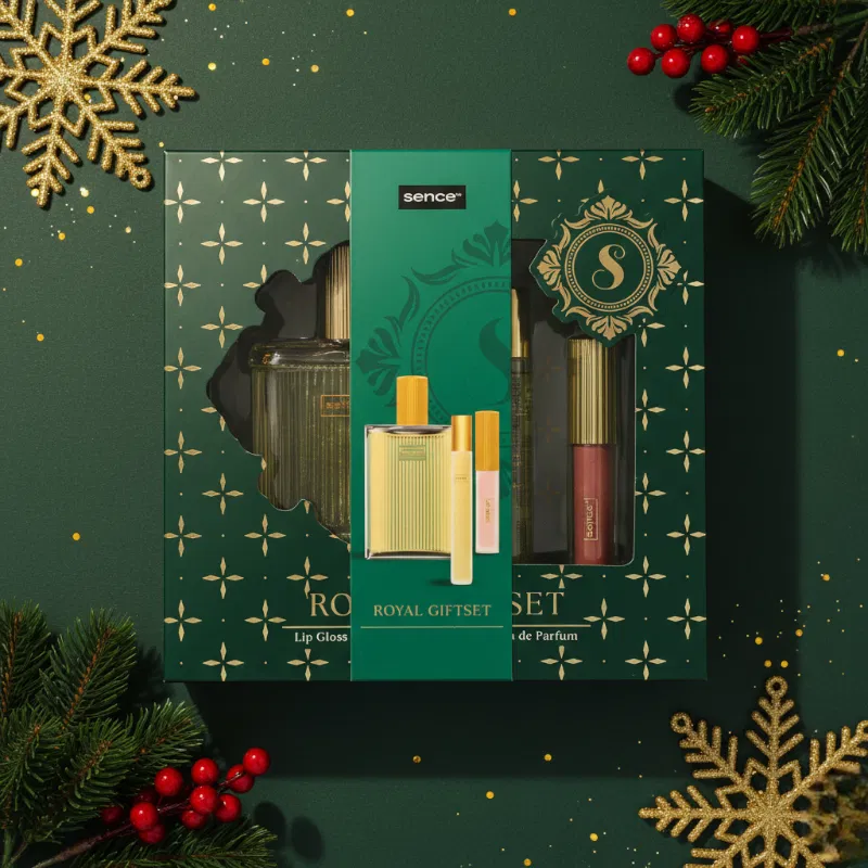 Set Cadou cu 3 produse, Parfum si Lip Gloss, Royal GiftSet, Sence [2]