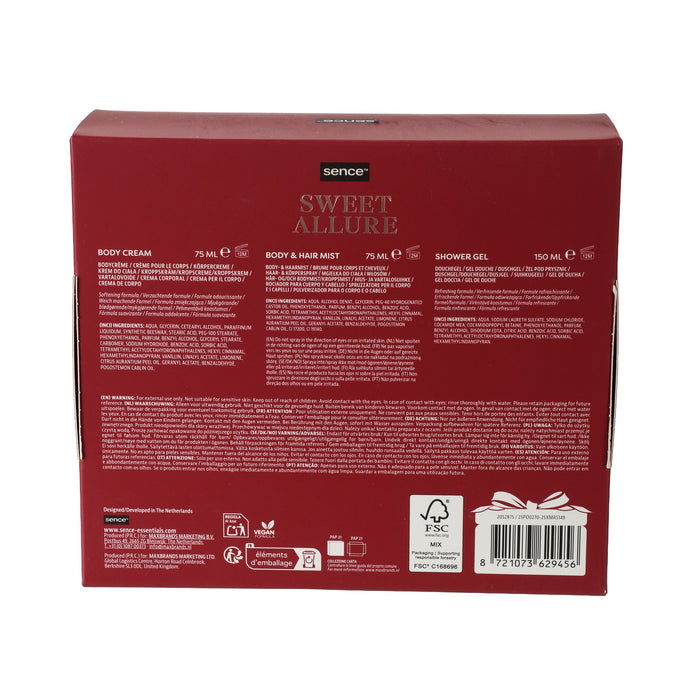Set Cadou cu 3 produse pentru corp, Sweet Allure, Sence [4]