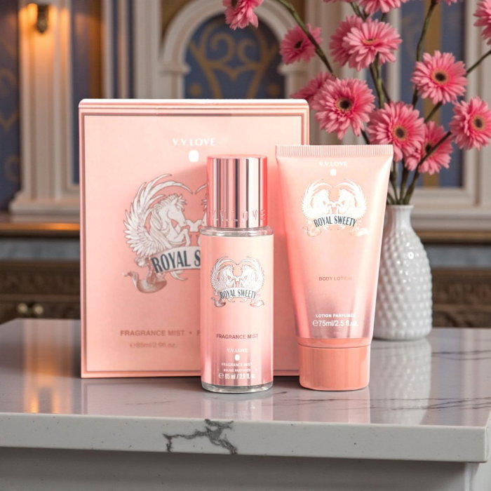 Set Cadou pentru femei, 2 produse cu Parfum si Lotiune corp, Royal Sweety [3]