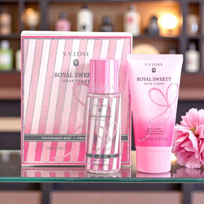 Set Cadou pentru femei, 2 produse cu Parfum si Lotiune corp, Royal Sweety [2]