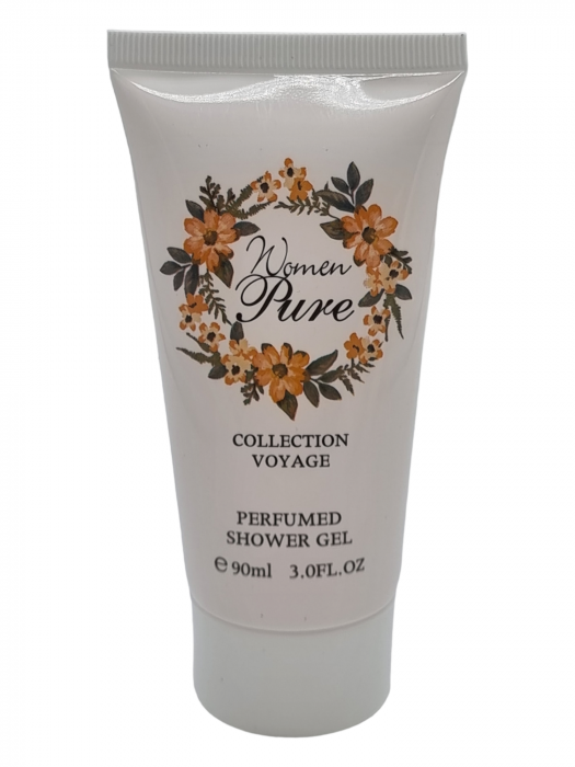 Set Cadou pentru femei, 4 piese cu Parfum, body lotion, shower gel si mini parfum, Women Pure [4]