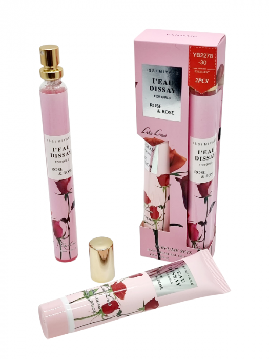 Set Cadou pentru femei cu Mini Parfum si Crema de maini, Rose, 2*35ml [4]