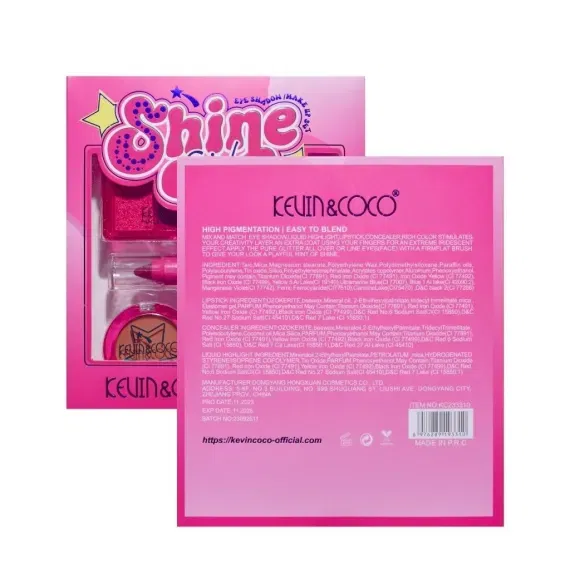 Set cu 5 produse pentru machiaj, Shine Girl, KEVIN & COCO [4]