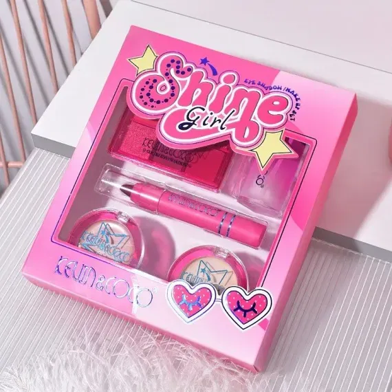 Set cu 5 produse pentru machiaj, Shine Girl, KEVIN & COCO [2]