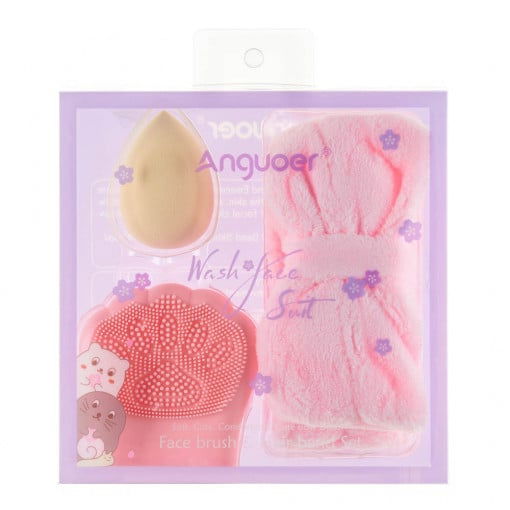 Set cu bentita, burete machiaj si accesoriu pentru spalarea pensulelor [1]