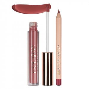 Set Ruj lichid mat si Creion, Liquid Matte Lipstick, 07, HANDAIYAN [2]