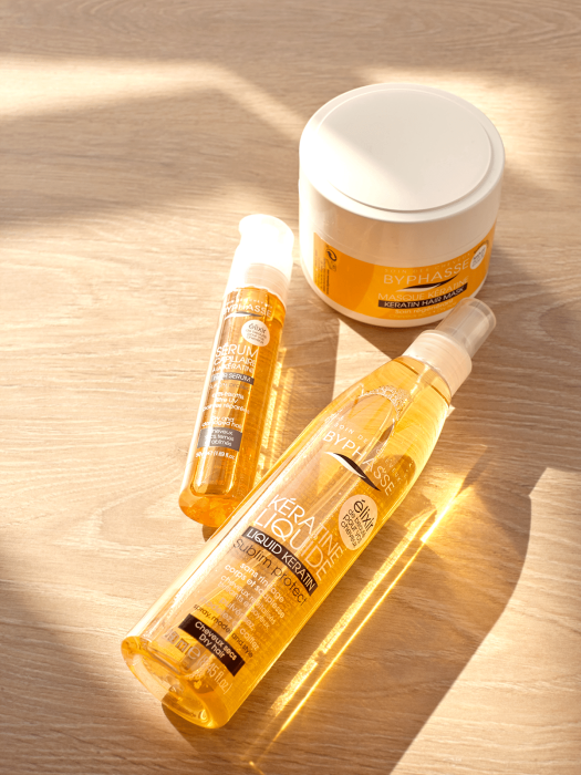 Spray cu Keratina Lichida pentru par uscat, Byphasse, 250 ml [4]